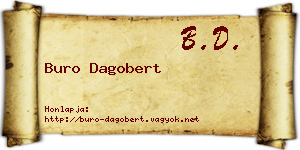 Buro Dagobert névjegykártya